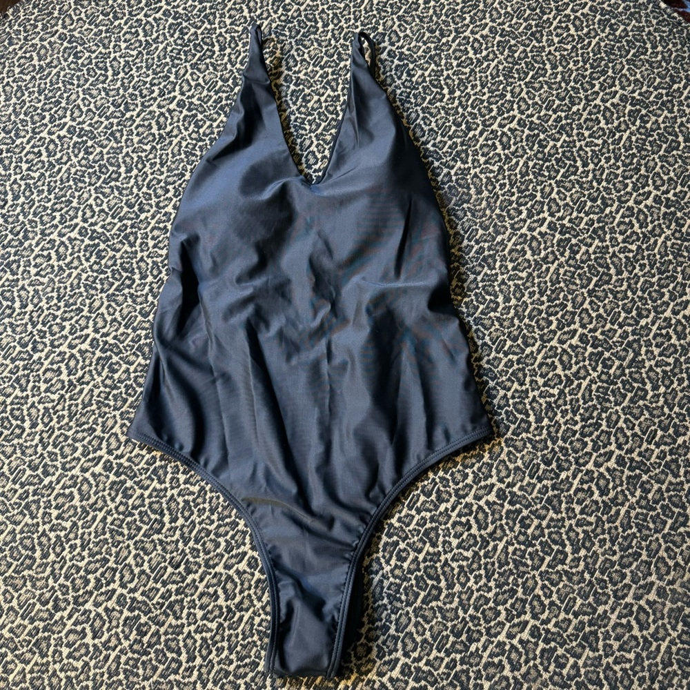 Breezy Swim Black Swimsuit Large